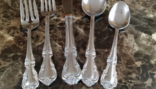 GLOSSY SALEM STAINLESS FLATWARE SERVICE FOR 6 - VICTORIA  - JAPAN - GORGEOUS picture