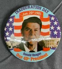Vintage Ronald Reagan for Inauguration Day 1981 Badge picture