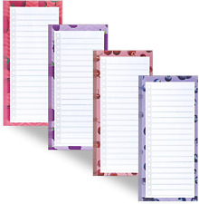4Magnetic Notepads for Refrigerator Grocery List Magnet Pad for Fridge Magnetic  picture