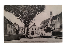 Geubwiller France Place du Marche Tree of Liberty Antique Postcard picture
