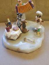 Disney Ron Lee signed Lady and the Tramp 1993 figurine marble. 813/1500 picture