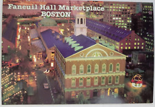 Faneuil Hall Marketplace Boston Massachusetts Postcard 4X6 Chrome Unposted picture