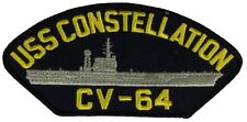 USS CONSTELLATION CV-64 PATCH - Multi-colored - Veteran Owned Business picture