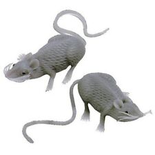 Creepy Gray Rubber Mouse Prank Rat Lot - Mice Lot of 12 MICE picture