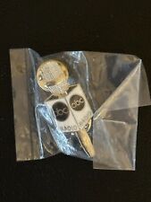 Vintage ABC Radio Microphone Pin in Packaging. Beautiful Pin. picture