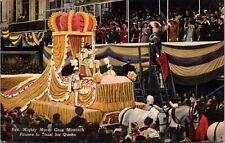 Linen PC Rex, Mighty Mardi Gras Monarch Toasting Queen in New Orleans Louisiana picture