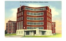 Vintage Postcard Anderson Indiana St Johns Hospital New Addition USA Unposted picture