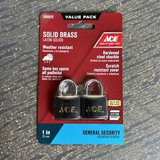 ACE Solid Brass Body High Security 1''  Locks Weather Resistant picture