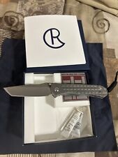 New Chris Reeve Umnumzaan Tanto Monkey Edge Frag  Pattern Glass Blasted picture