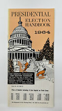1964 Presidential Election Handbook, 48 pages, Illustrated picture