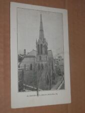 POTTSVILLE PA - 1907 USED POSTCARD - ST. PATRICK'S R.C. CHURCH To Northumberland picture