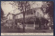 Circa 1908 PC - Home Of Samuel Aulls, 225 William St. Elmira, N.Y... MINT picture