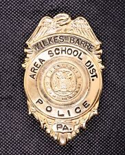 Wilkes Barre Area School District. Police Badge Pennsylvania - Vintage Beautiful picture