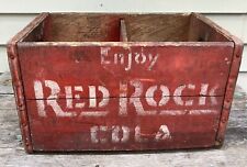 1935 Wooden Red Rock Cola Crate Meyers Quality Beverages picture