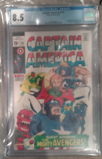 Captain America # 116 CGC Graded 8.5 1969 Guest Starring The Mighty Avengers picture