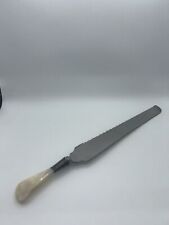 Victorian Mother of Pearl Sterling Bread Knife picture