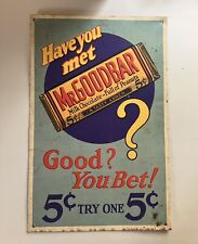 16” x 10.5” Mr Goodbar Metal Sign Advertising Candy Bar Good You Bet Repro picture