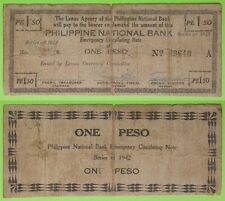 1942 Philippines ~ LANAO, Mindanao 1 Peso ~ WWII Emergency Note ~ LAN-115 picture