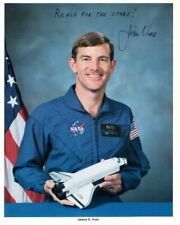 JAMES JIM S. VOSS signed 8x10 NASA ASTRONAUT litho photo GREAT CONTENT picture