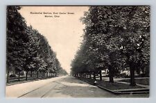 Marion OH-Ohio, Residential Section East Center Street Vintage Postcard picture