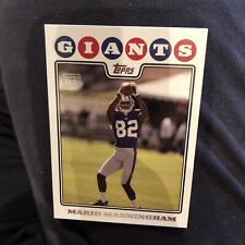 MARIO MANNINGHAM(NEW YORK GIANTS)2008 TOPPS/Rookie Card picture