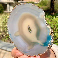 93G  Natural and Beautiful Agate Geode Druzy Slice Extra Large Gem picture