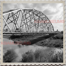 50s Brownsville Matamoros Gateway Bridge Rio Grande TEXAS OLD USA Photo 11962 picture