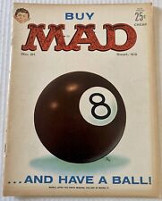 Vintage MAD Magazine Alfred E. Neuman Eight Ball Cover #81 September 1963 Issue picture