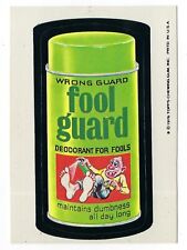 1976 Topps Wacky Packages 16th Series 16 FOOL GUARD DEODORANT for FOOLS nm- picture