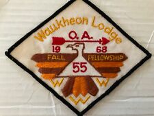Waukheon Lodge 55 1968 Fall Fellowship OA Event Patch e picture