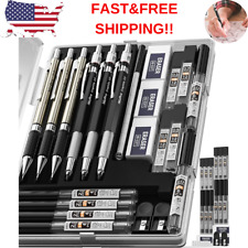 Nicpro 6 PCS Metal Mechanical Pencil Set in Case Artist Drafting Pencils Drawing picture