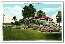 c1930's Barrose Terrace Flower Gardens Lancaster Pennsylvania PA Postcard picture