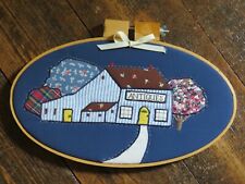 Primitive Applique Handmade Ready to Hang Antiques picture