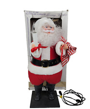 Vintage Display Arts Worldwide Santa Claus Animatronic Figure With Candle Works picture