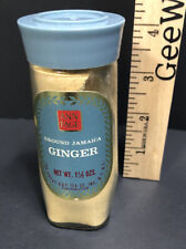 VINTAGE ANN PAGE  A&P Brand Glass Bottle Ground Jamaican Ginger Spice Jar picture