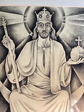 Original Drawing Jesus Christ The King    27 inches Holy Face picture