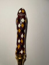 Ommegang Rare Vos Belgian-Style Amber Beer Tap Handle Argyle Pattern picture
