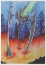 War Of The Worlds 2. Scott Fellowes Autograph Glitter Variant Card #A2 picture