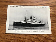 ss Statendam of 1929 Real Photo PC / Holland America HAL picture