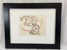 Disney Mickey Mouse “Canine Caddy” Framed Print 1941 Original Story Board Sketch picture
