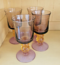 Victoria And Richard/Mackenzie-Childs Brillante Juice Glasses, Amethyst Set Of 4 picture