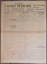 L'ACTION FRANÇAISE N°227 du 14-08-1936 With the popular front you have the... picture