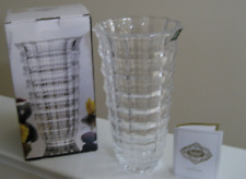 BEAUTIFUL SHANNON CRYSTAL WINDOWS VASE - NEW IN BOX BUT READ BELOW picture