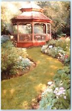 Postcard - Gazebo in the Garden Print picture