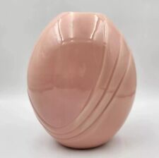 Vintage Royal Haeger Pottery Vase #4341 Ceramic 1980s Art Deco Peach Pink 15