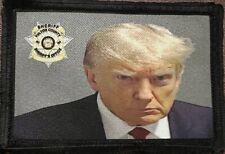 Trump Mug Shot Morale Patch  Made in the USA picture
