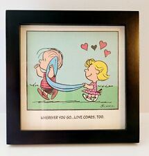 Peanuts Linus & Sally Brown Framed Comic Cartoons Hallmark Exclusive picture