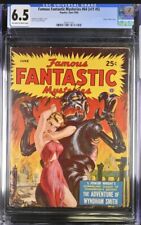 FAMOUS FANTASTIC MYSTERIES #64 (V11 #5) CGC 6.5 NORMAN SAUNDERS ROBOT PULP 1950 picture