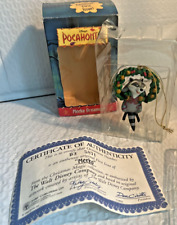 Grolier Disney Christmas Ornament Meeko Raccoon Pocahontas with Box MIB picture