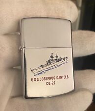Vintage Zippo US Navy Lighter USS Josephus Daniels CG-27 picture